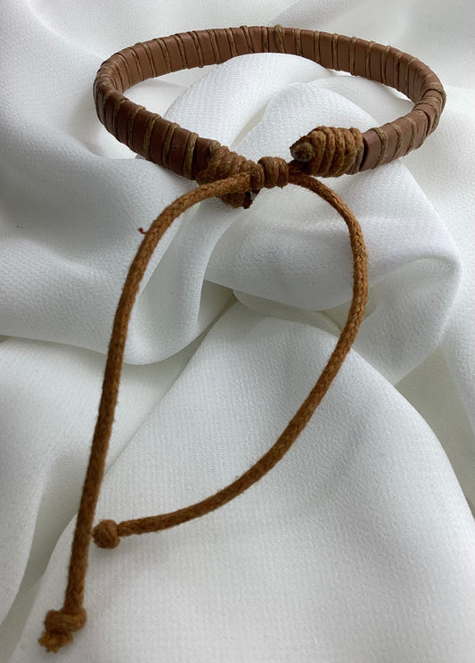 Wrapped Leather Bracelet