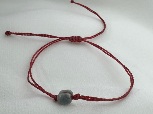 Dainty Guatemalan Green Jade Stacking Bracelet