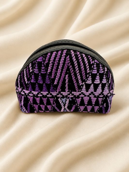 Handcrafted Guatemalan Coin Purse | Maya Textile Zip Pouch