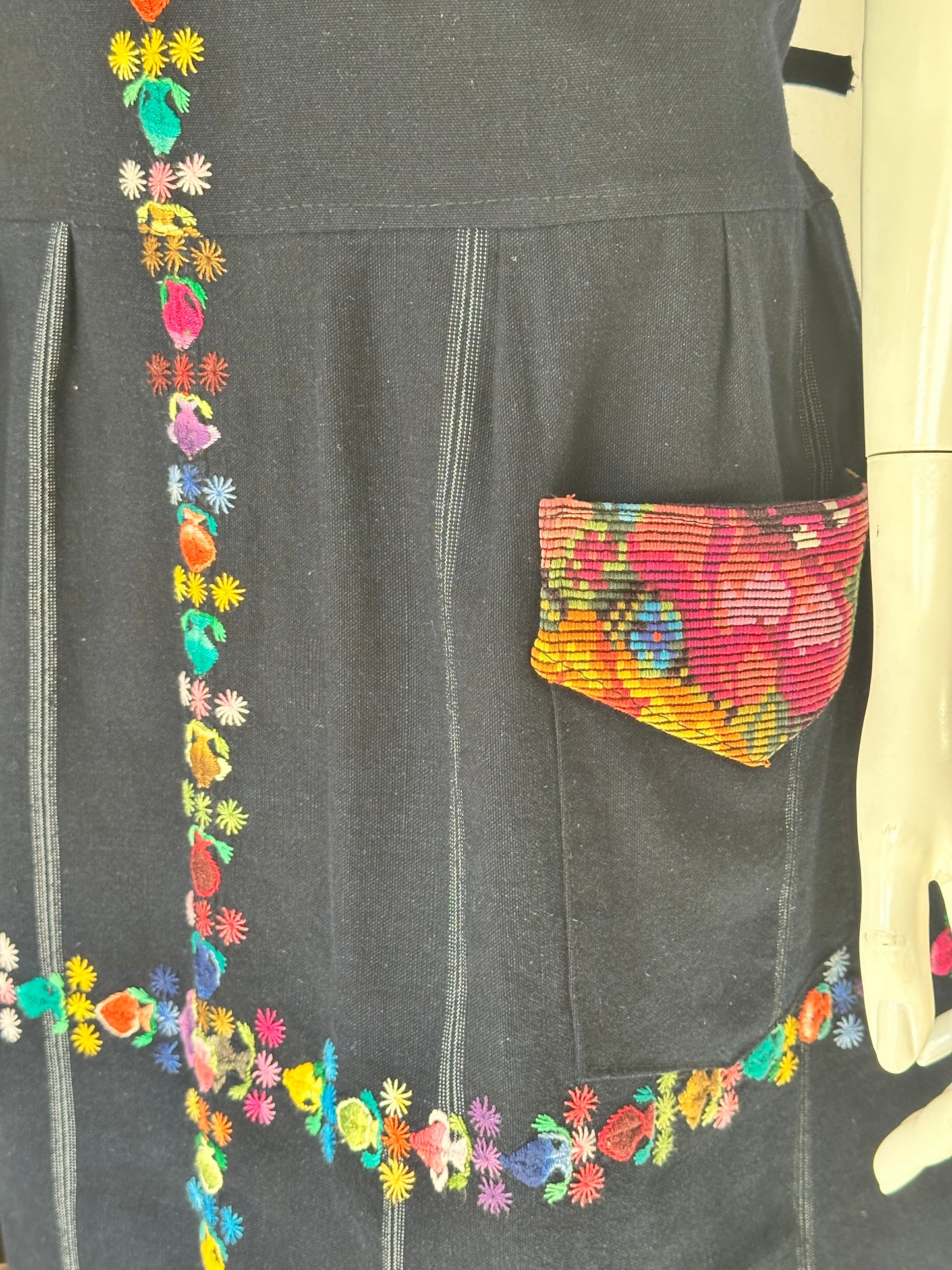Midnight Bloom Artisan Dress | Handcrafted in Guatemala