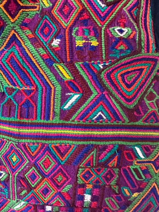 Handcrafted in Guatemala Huipil Tote Bag | Handcrafted Using a Vintage Huipil from Nebaj