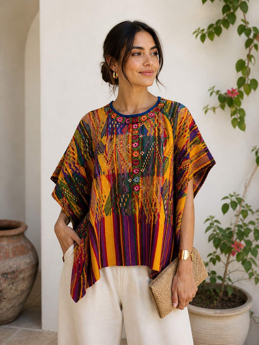 Vintage Huipil from Chichicastenango, El Quiche