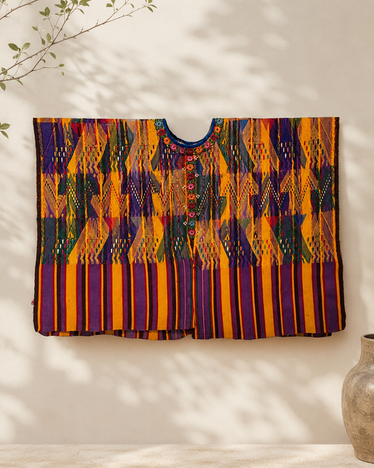 Vintage Huipil from Chichicastenango, El Quiche