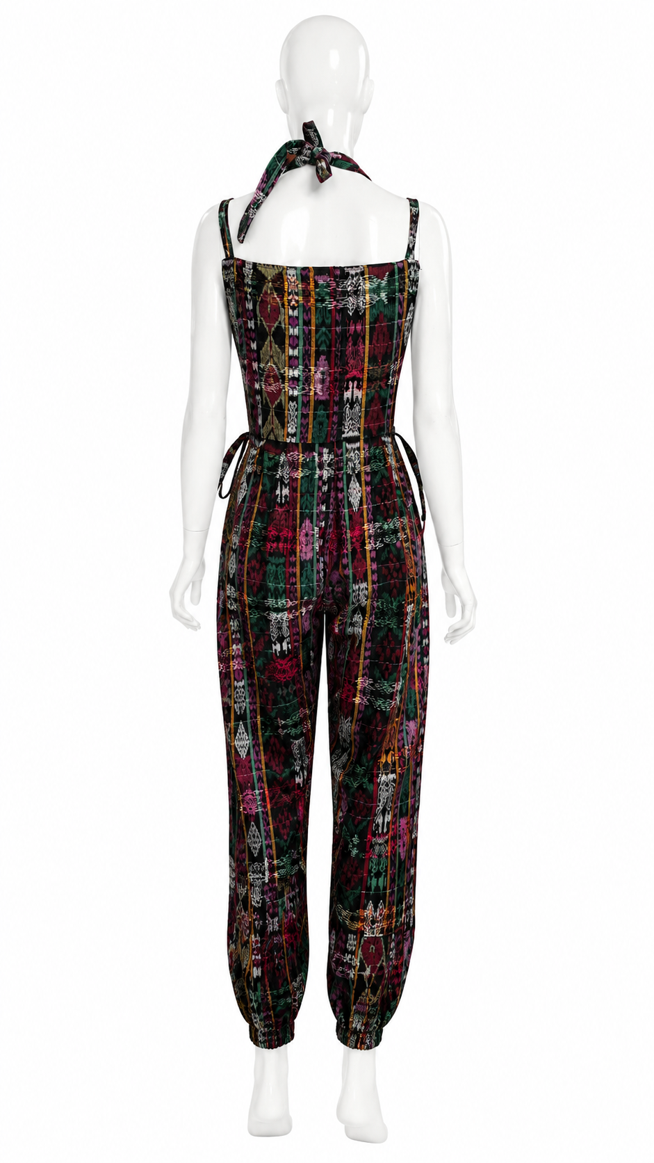 One of a Kind Guatemalan Embroidered Jumpsuit | Artisan Boho Fashion | 100% Cotton