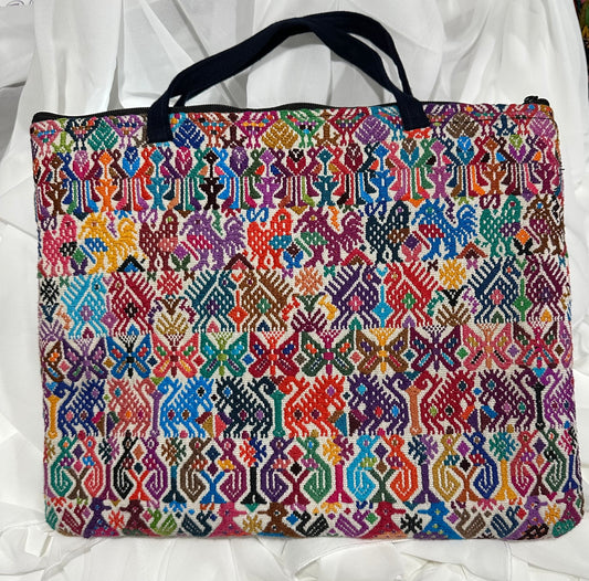 Handcrafted Padded Laptop Bag | Guatemalan Textile