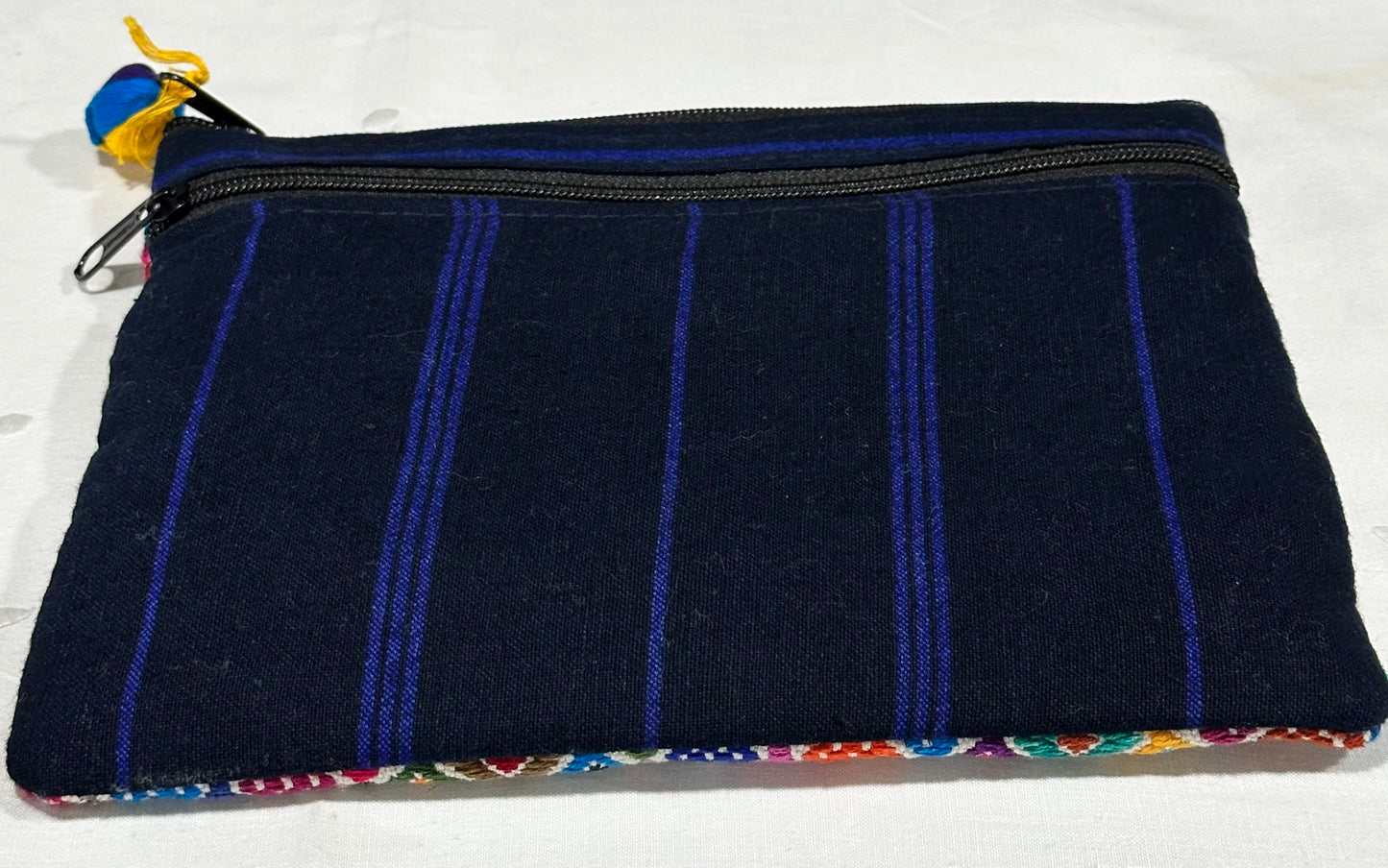 Handcrafted Guatemalan Embroidered Cosmetic Bag | Artisan Clutch Pouch