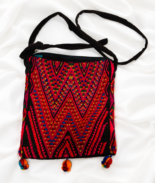 Vibrant Artisan Textile Shoulder Bag