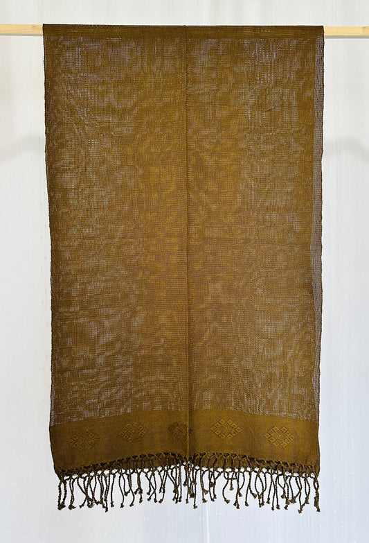 Handwoven Open Weave Guatemalan Table Runner | Decorative Textile
