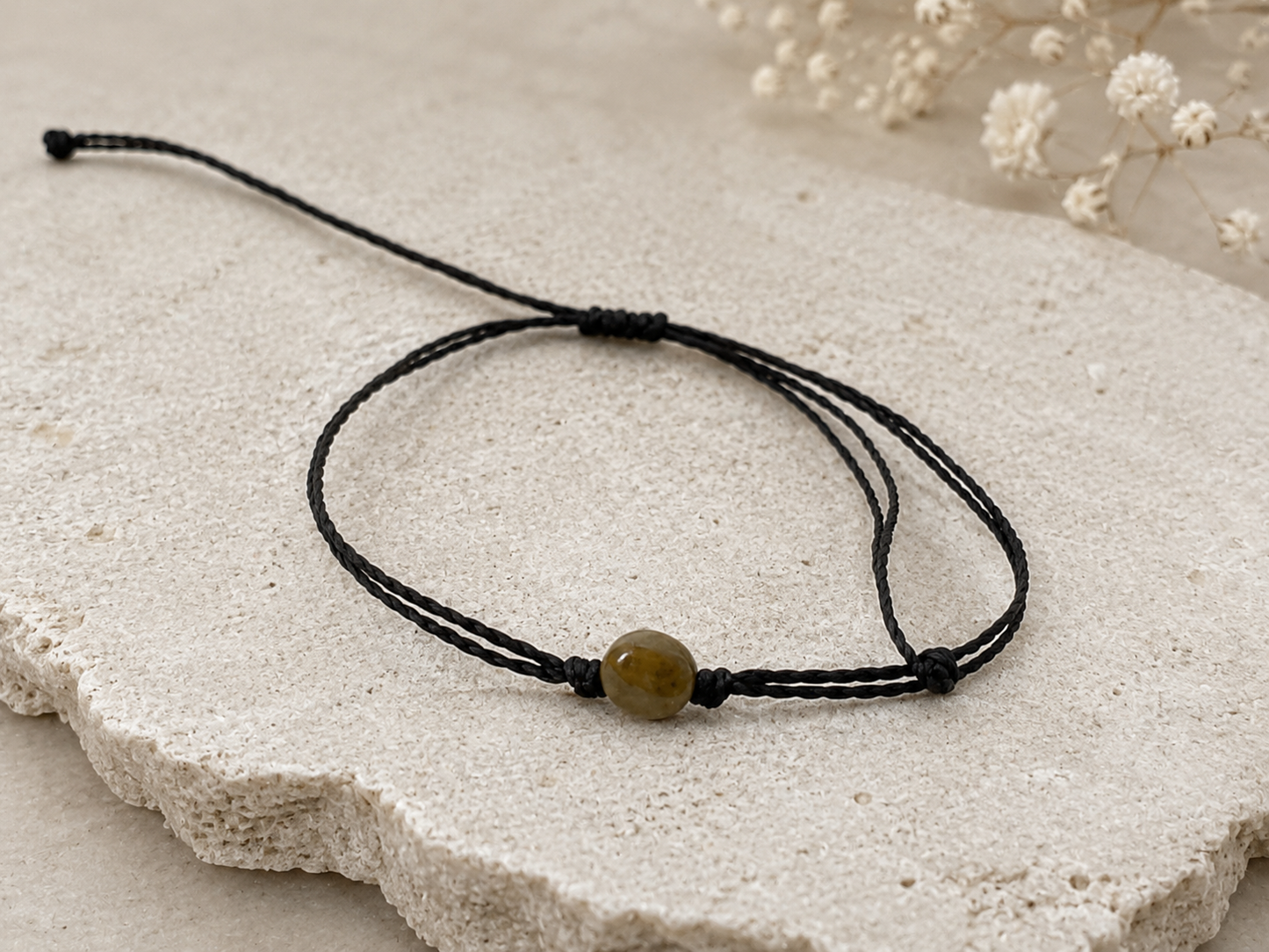 Handmade Guatemalan Honey Jade Bracelet | Adjustable Artisan Made