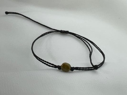 Handmade Guatemalan Honey Jade Bracelet | Adjustable Artisan Made