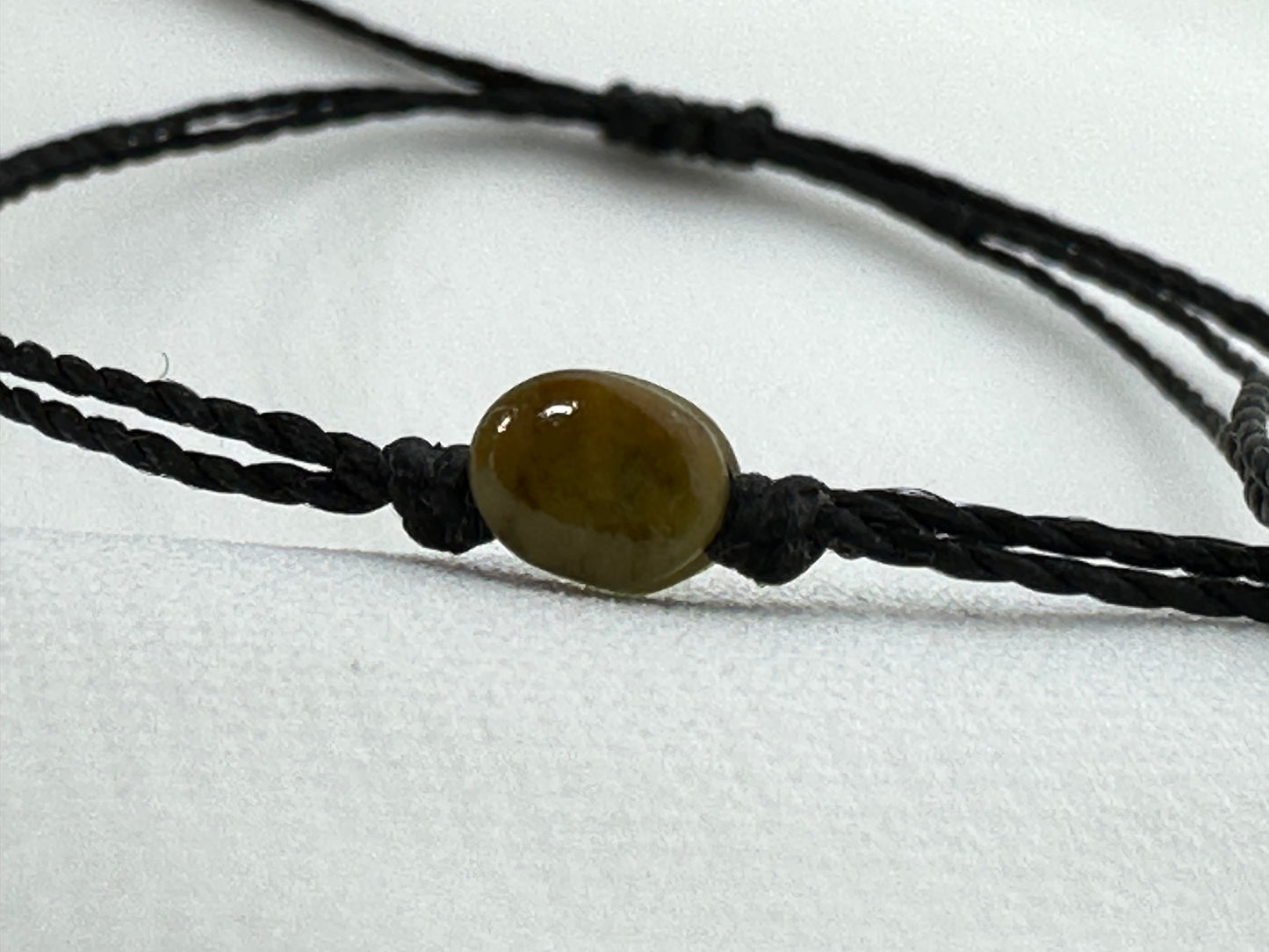 Handmade Guatemalan Honey Jade Bracelet | Adjustable Artisan Made