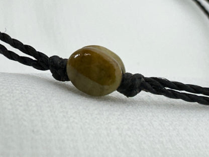 Handmade Guatemalan Honey Jade Bracelet | Adjustable Artisan Made