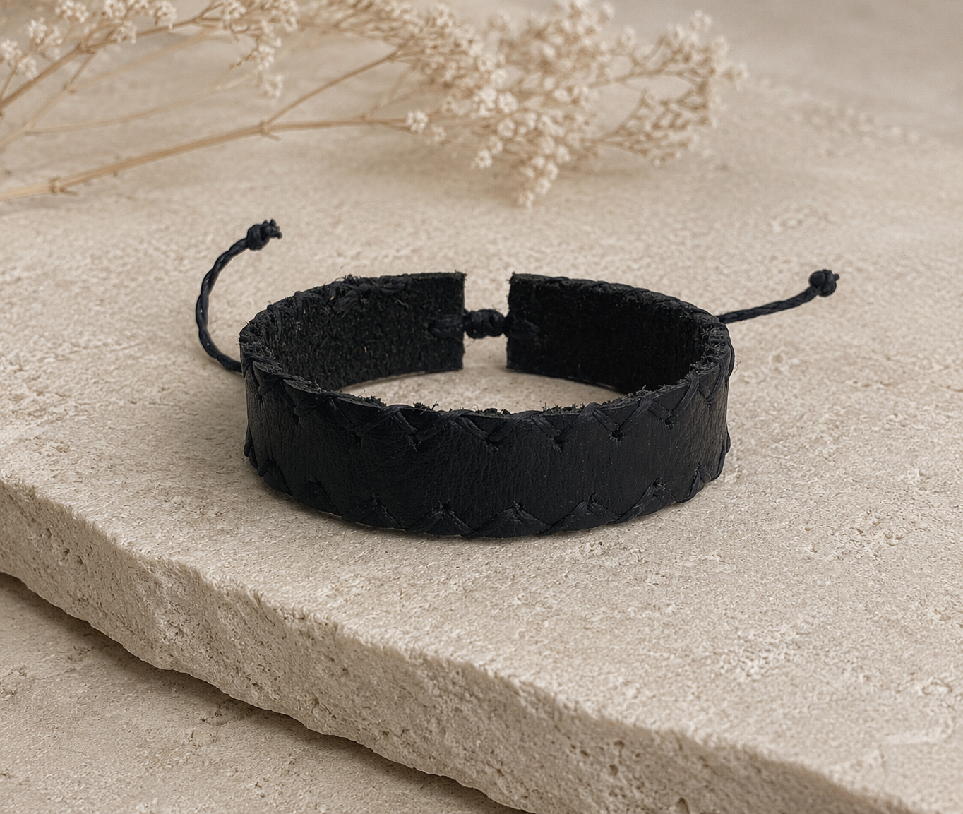 Handwoven Leather Bracelet