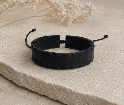 Handwoven Leather Bracelet