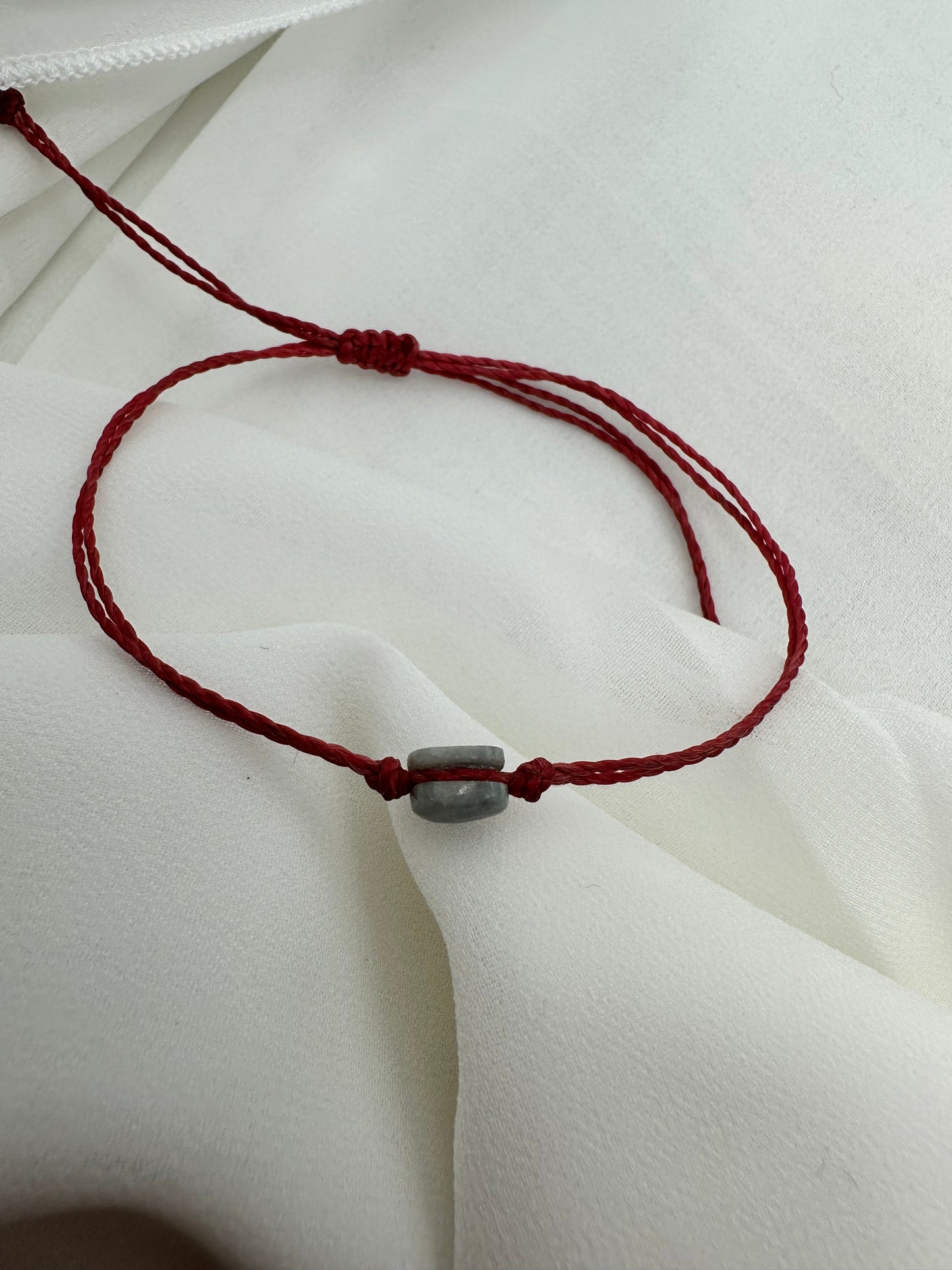 Dainty Guatemalan Green Jade Stacking Bracelet