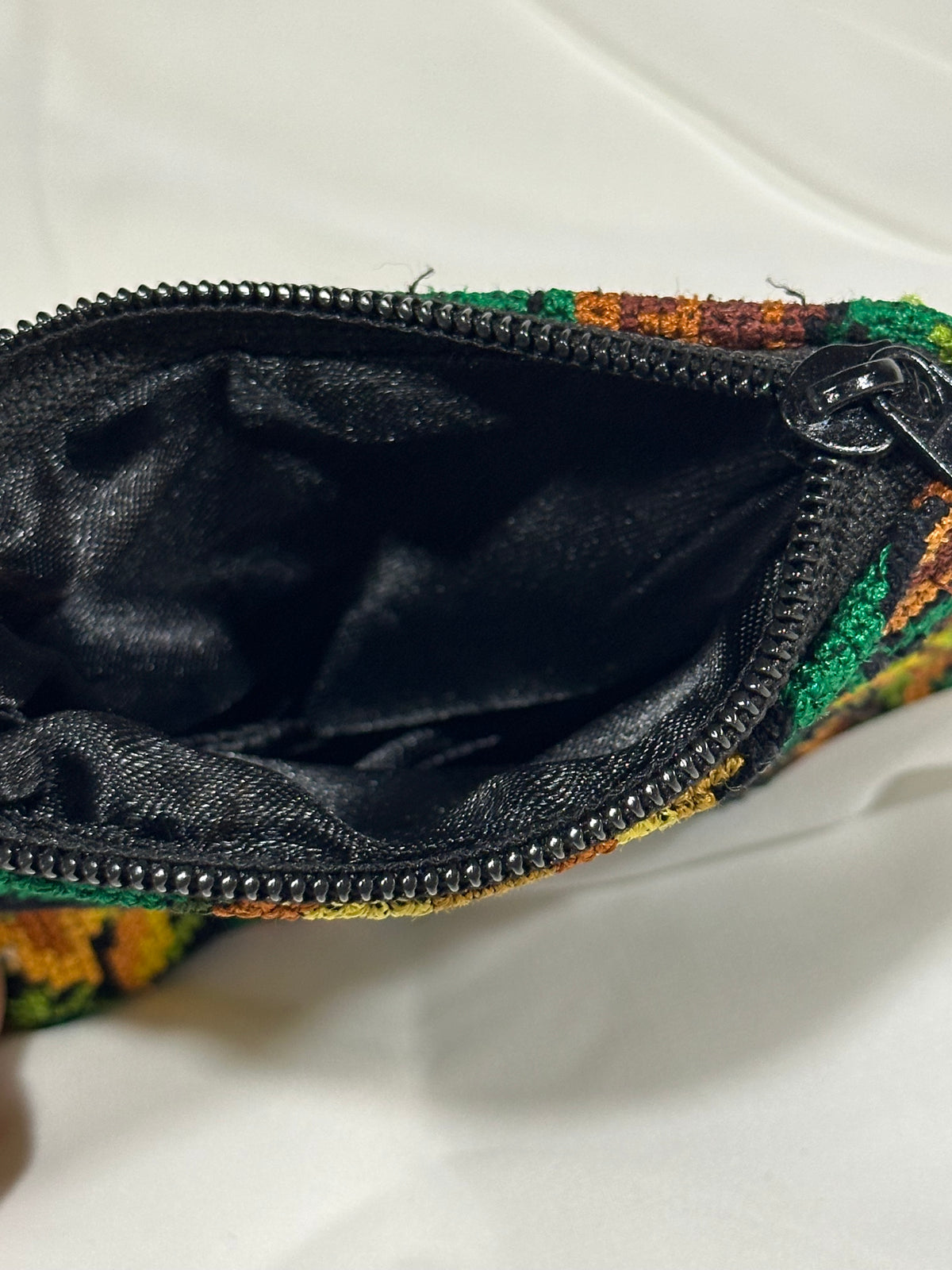 Handcrafted Floral Coin Purse / Mini Cosmetic Pouch | Guatemala
