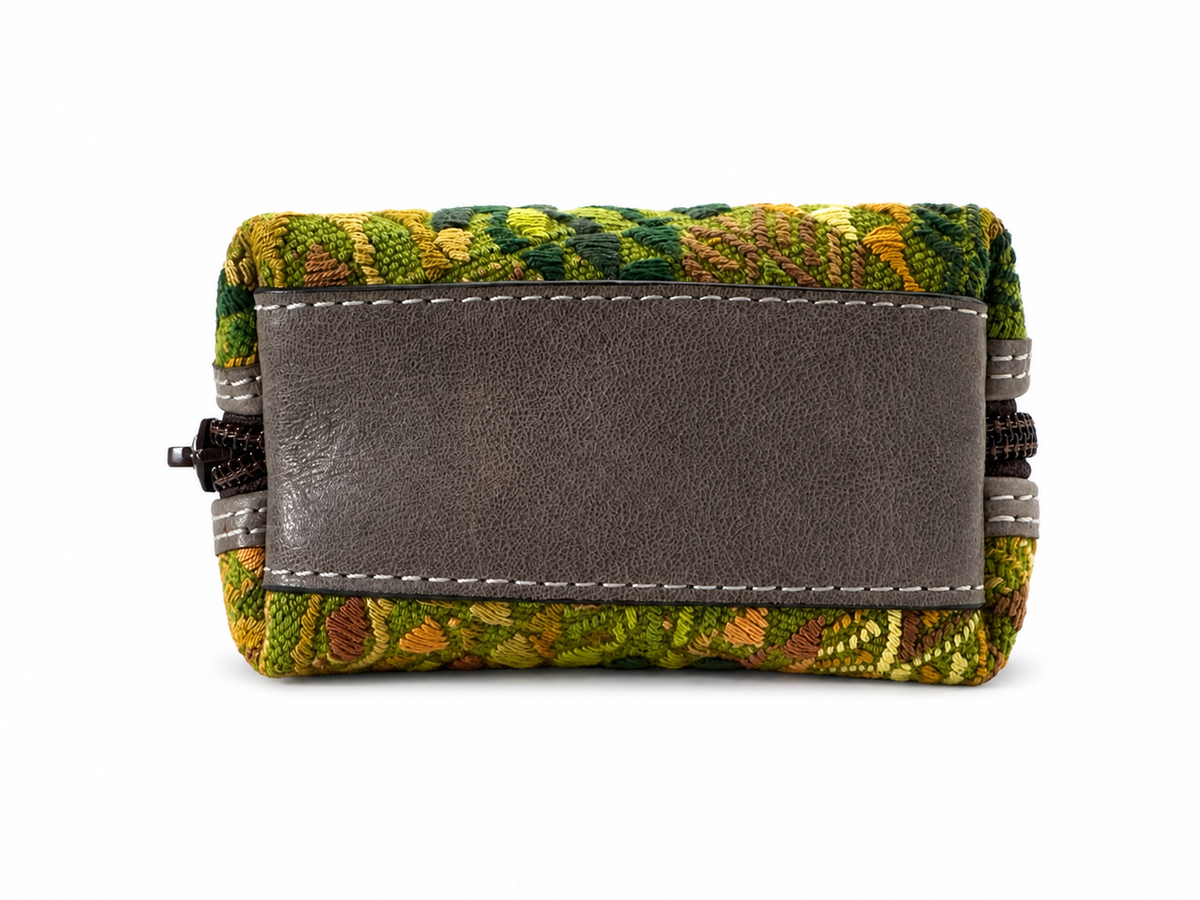 Handcrafted Guatemalan Coin Purse | Colorful Artisan Textile Zip Pouch