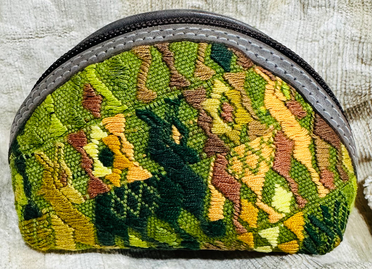 Handcrafted Guatemalan Coin Purse | Colorful Artisan Textile Zip Pouch