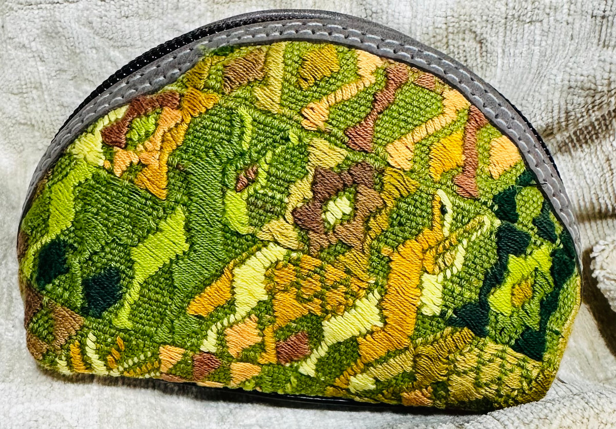 Handcrafted Guatemalan Coin Purse | Colorful Artisan Textile Zip Pouch