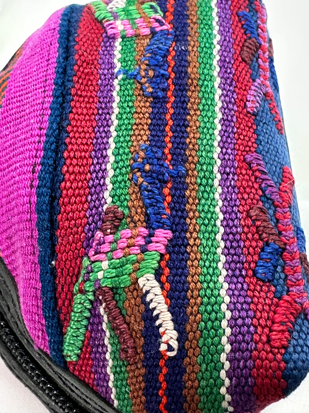 Handcrafted Guatemalan Coin Purse | Colorful Artisan Textile Zip Pouch