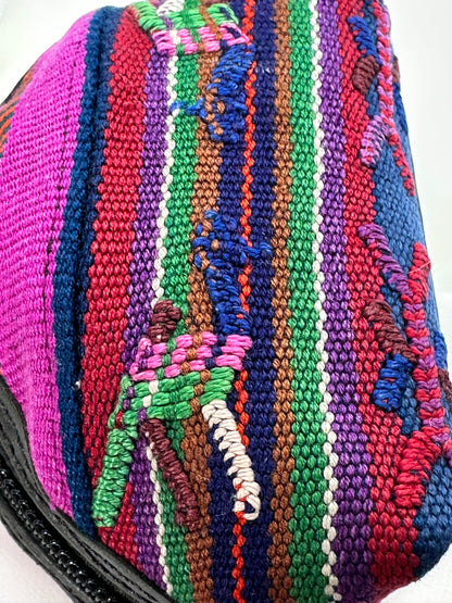 Handcrafted Guatemalan Coin Purse | Colorful Artisan Textile Zip Pouch