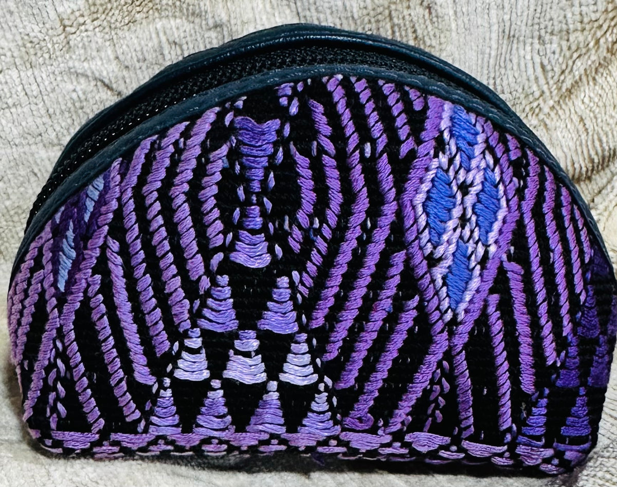 Handcrafted Guatemalan Coin Purse | Maya Textile Zip Pouch