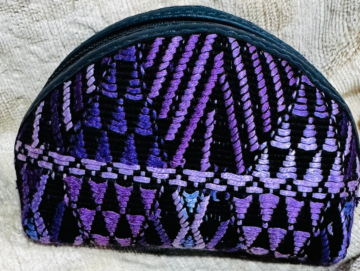 Handcrafted Guatemalan Coin Purse | Maya Textile Zip Pouch