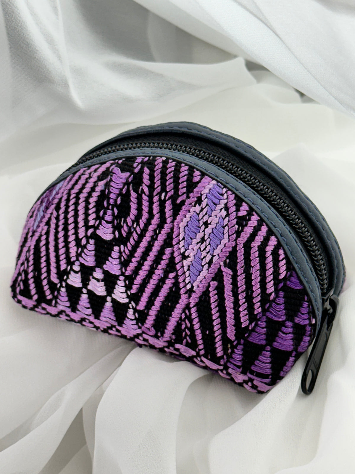 Handcrafted Guatemalan Coin Purse | Maya Textile Zip Pouch