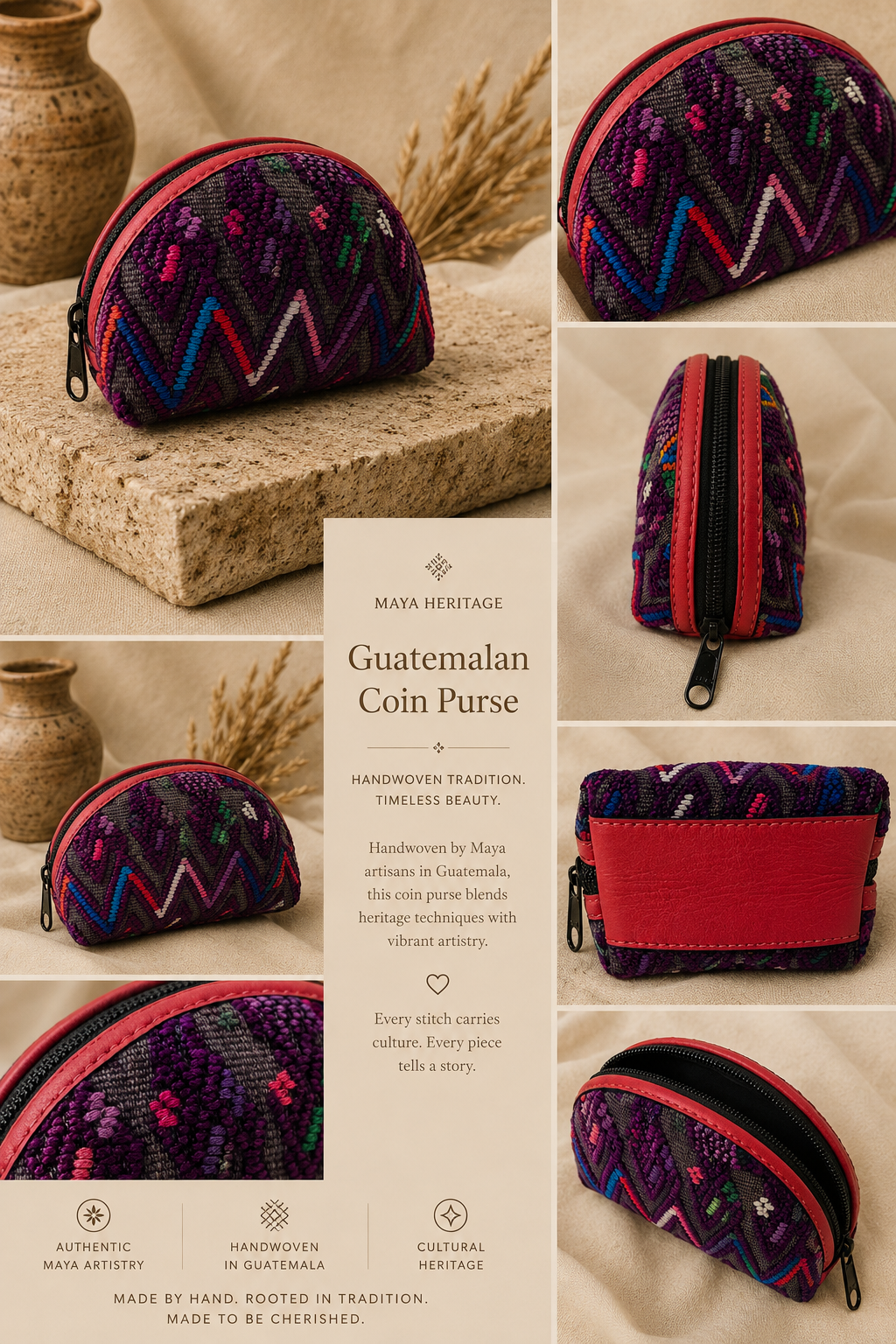 Coin Purse | Pink Leather