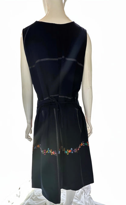 Midnight Bloom Artisan Dress | Handcrafted in Guatemala