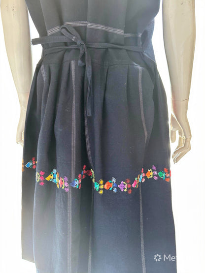 Midnight Bloom Artisan Dress | Handcrafted in Guatemala