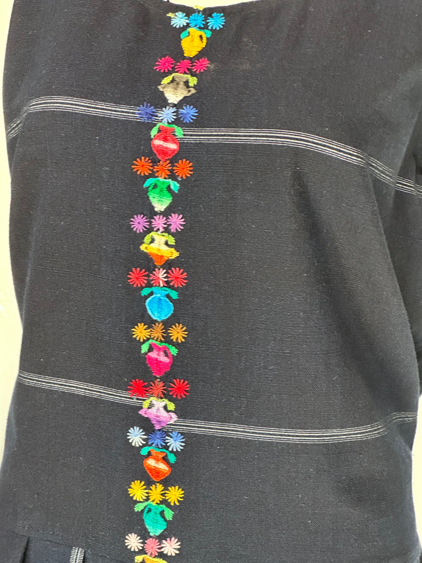 Midnight Bloom Artisan Dress | Handcrafted in Guatemala