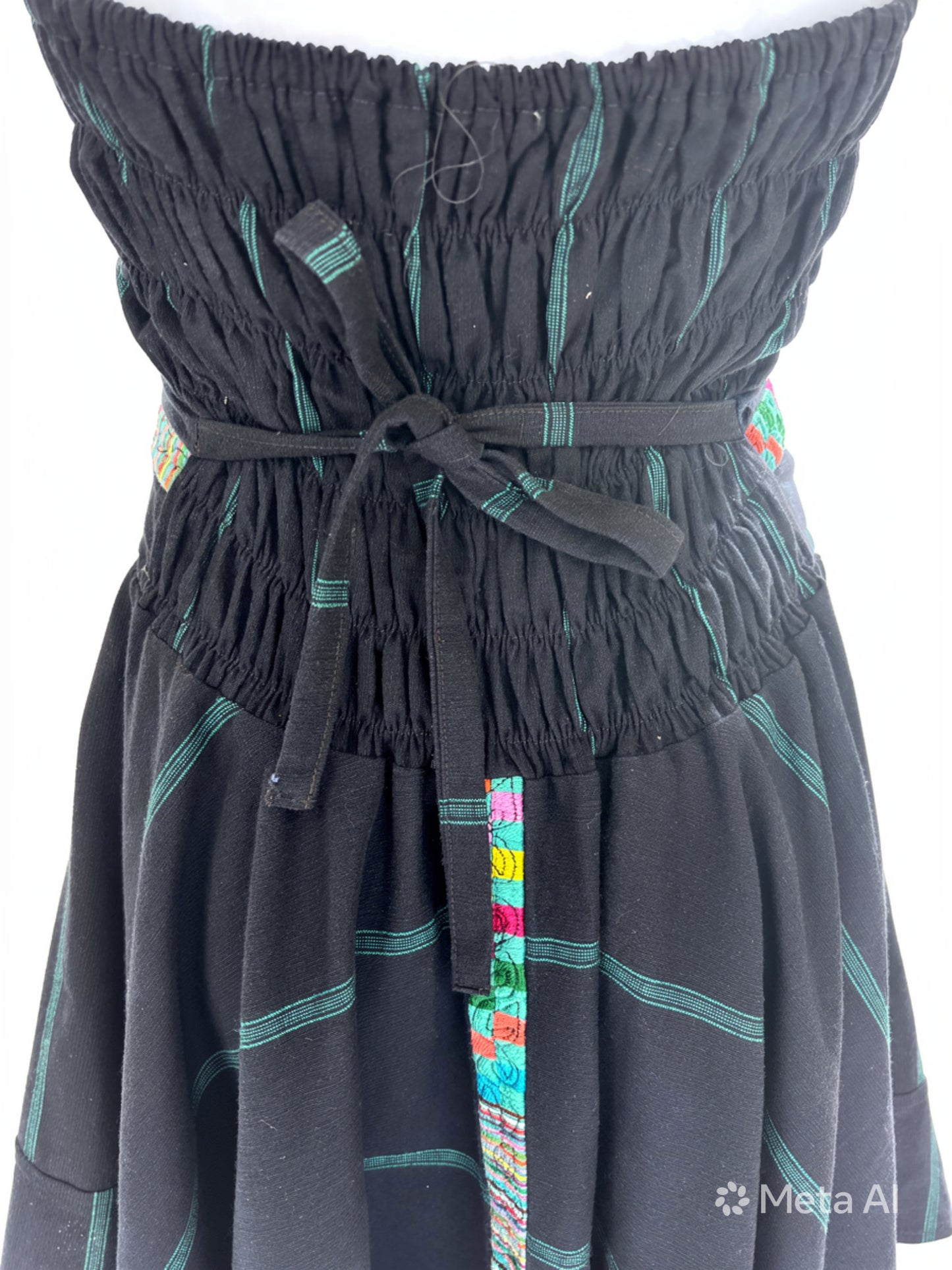 Handcrafted Atitlan Cotton Dress | One of a Kind Guatemalan Artisan Fashion