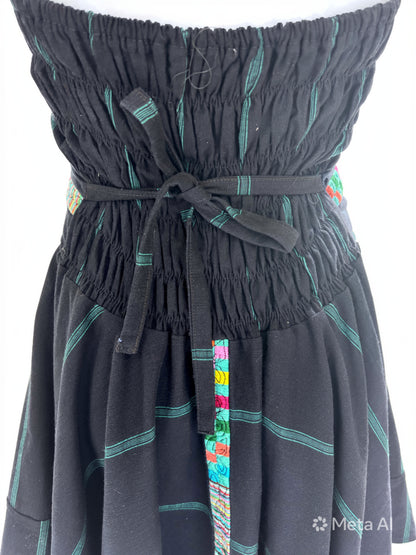 Handcrafted Atitlan Cotton Dress | One of a Kind Guatemalan Artisan Fashion