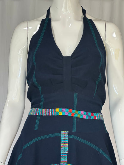 Handcrafted Atitlan Cotton Dress | One of a Kind Guatemalan Artisan Fashion