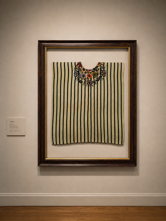 Vintage Patzun Huipil | Handwoven Guatemalan Embroidered Tunic