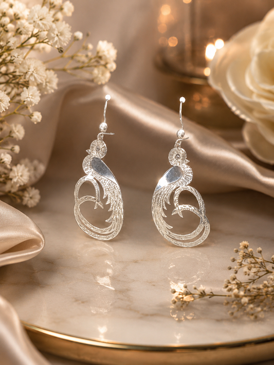 Quetzal Motif Earrings