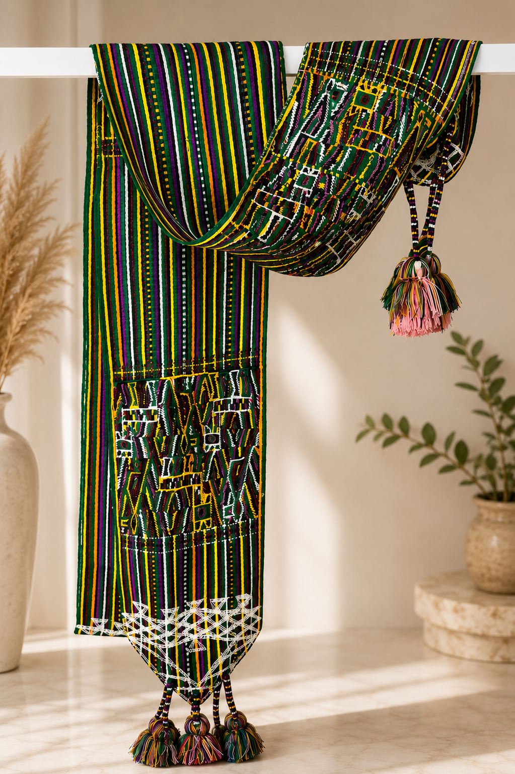 Vintage Guatemalan Handwoven Faja | Totonicapan Highlands