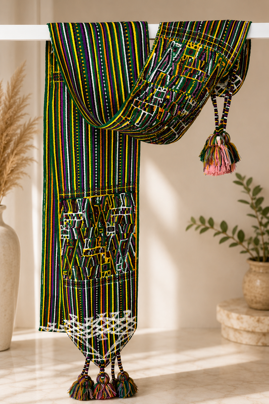 Vintage Guatemalan Handwoven Faja | Totonicapan Highlands