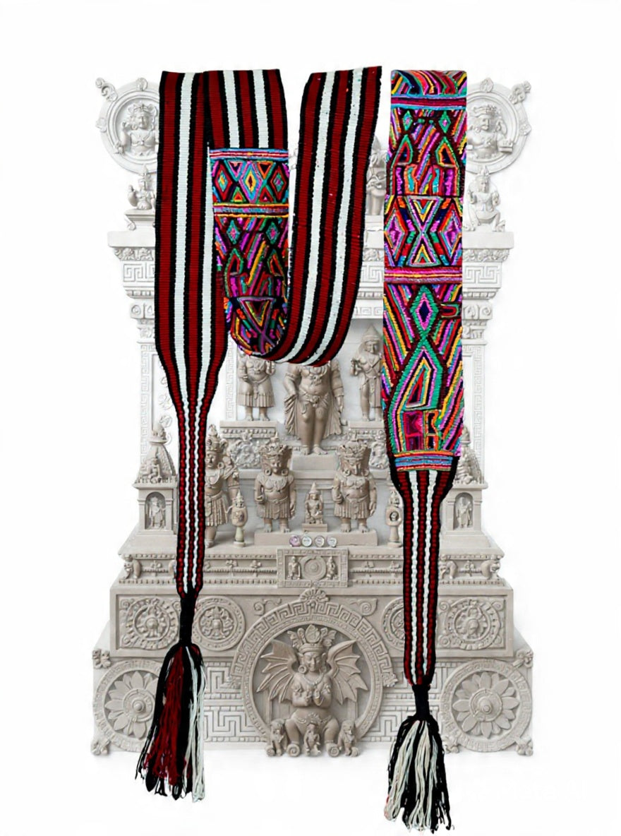 Handwoven Guatemalan Faja (Traditional Maya Belt)