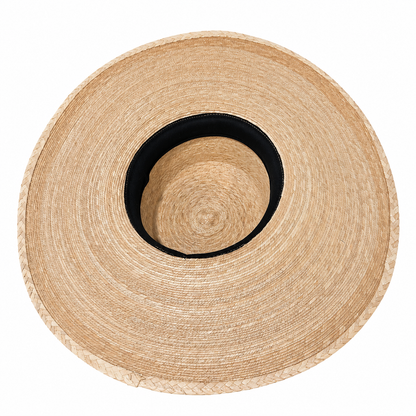 Classic Wide Brim Straw Hat | Minimalist Boho Luxe Sun Hat