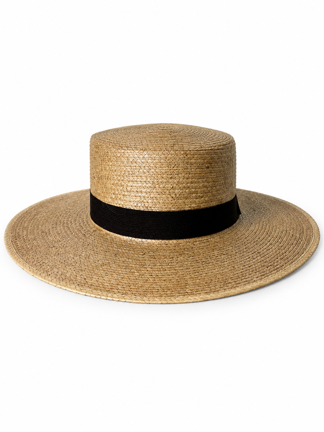 Classic Wide Brim Straw Hat | Minimalist Boho Luxe Sun Hat