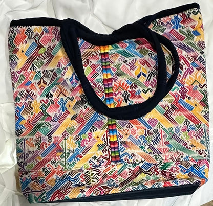 Maya Heritage Artisan Tote Bag | Handwoven Guatemalan Embroidery