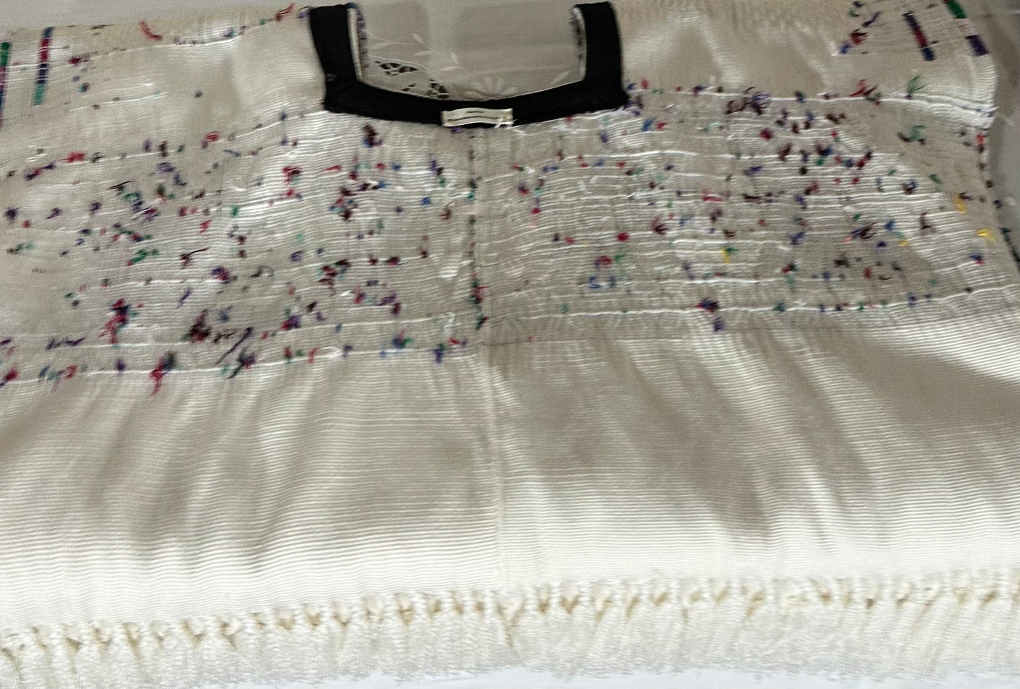 Vintage Handwoven Huipil from San Juan Sacatepequez, Guatemala