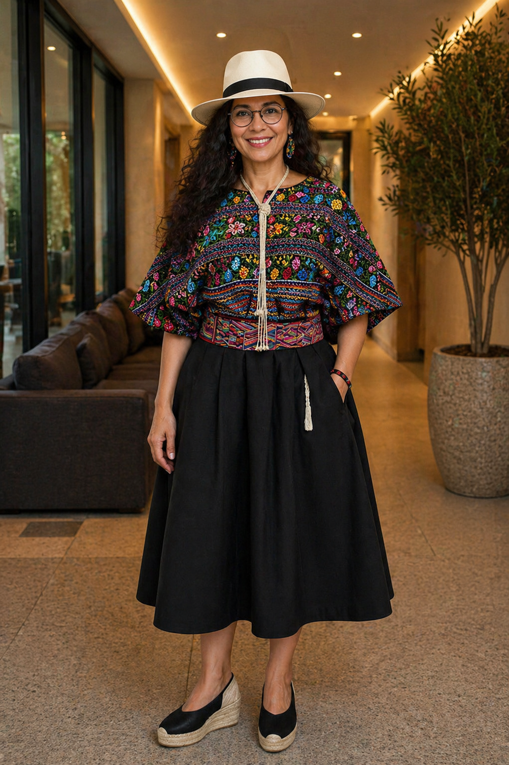 Vintage Huipil from Chichicastenango, Guatemala