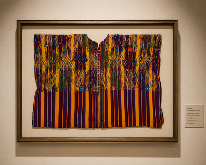 Vibrant Huipil from Chichicastenango, El Quiche