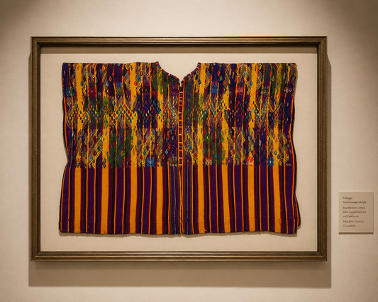 Vibrant Huipil from Chichicastenango, El Quiche