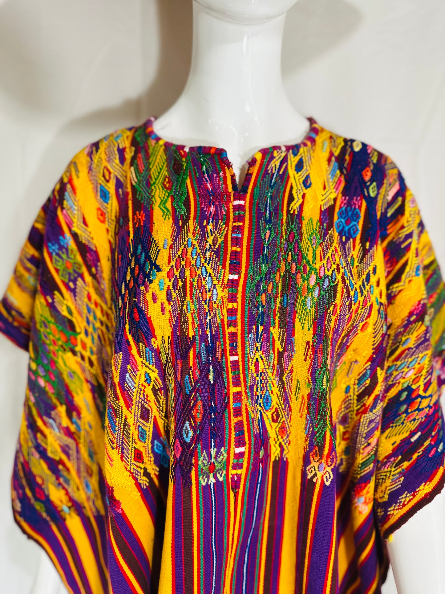 Vibrant Huipil from Chichicastenango, El Quiche