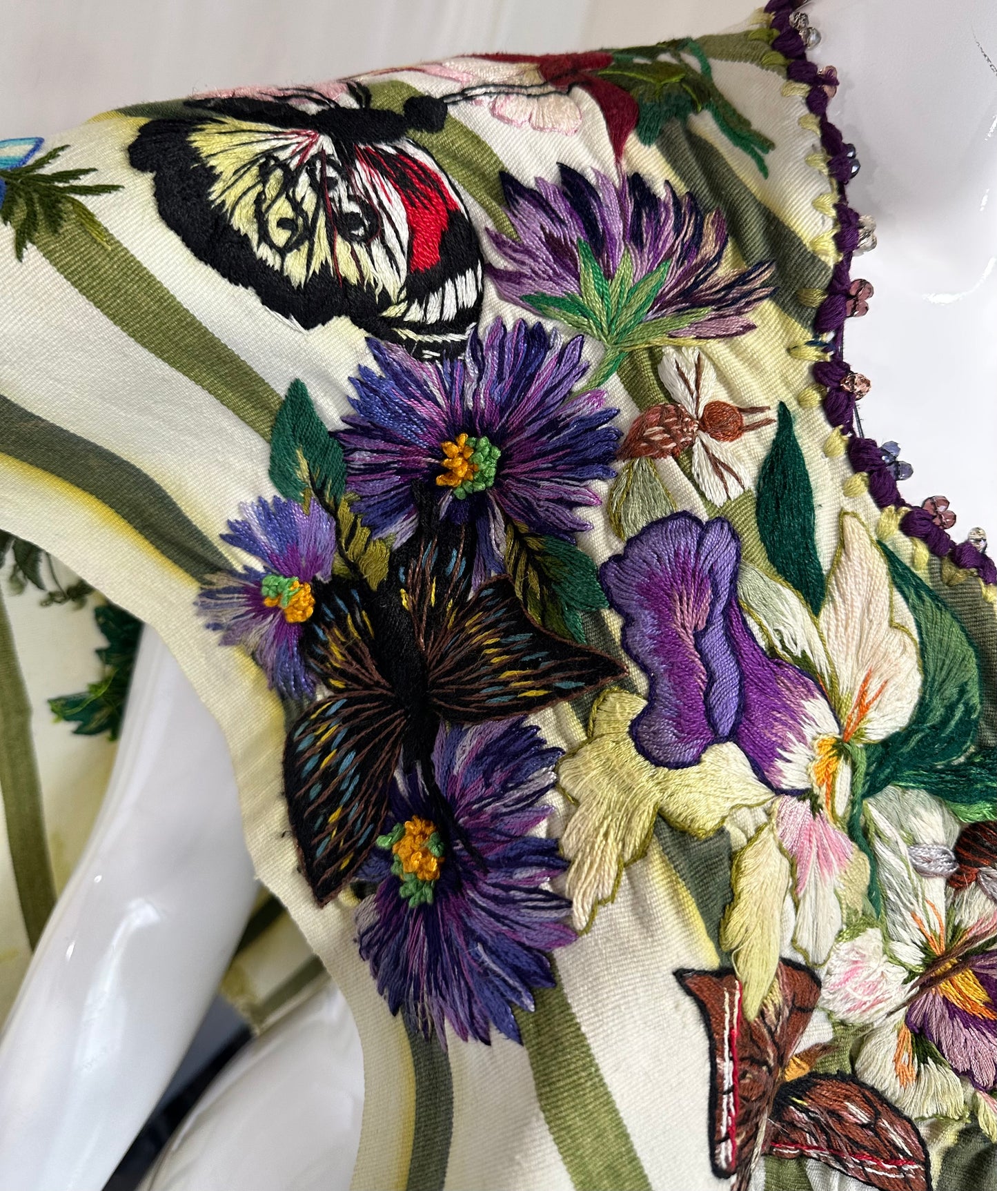 Vintage Handwoven Floral Huipil from Chichicastenango, El Quiche