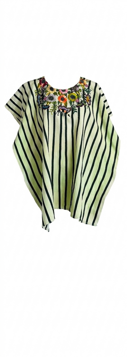 Vintage Patzun Huipil | Handwoven Guatemalan Embroidered Tunic